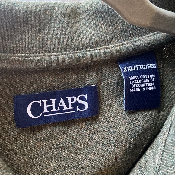 Chaps Polo Men’s Green EUC Business Casual Shirt - Size XXL - Picture 2 of 15